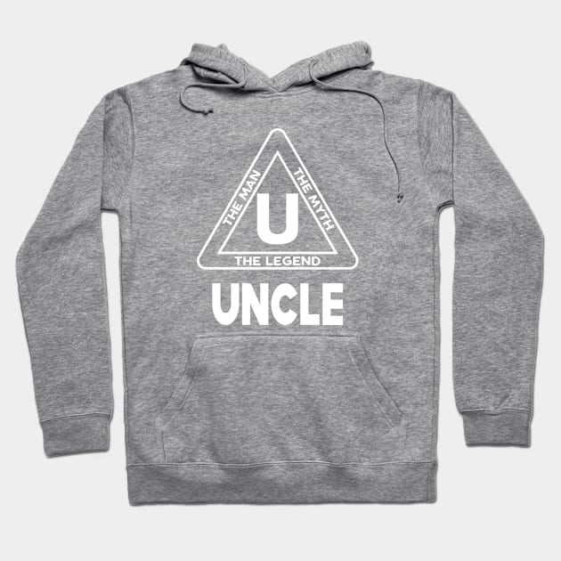 Uncle - The man the myth the legend Hoodie by KC Happy Shop